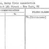 Walters, Bobby Civic Association