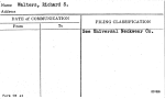 Walters, Richard S.