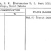 Waltz, P.W. (Postmaster U.S. Post Office)