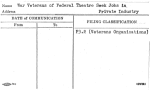 War Veterans of Federal Theatre Seek Jobs in Private Industry