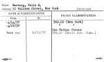 Warburg, Felix M. (Deceased)