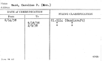Ward, Caroline P. (Mrs.)