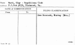 Ward, Clay - Republican Club