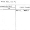 Ward, Frank (Mrs. Ida F.)