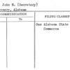 Ward, John M. (Secretary)