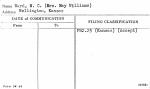 Ward, M.C. (Mrs. May Williams)
