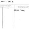 Ward, Pearl L. (Mrs.)