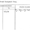 Ward Sound Equipment Corp.