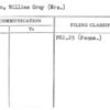 Warden, William Gray (Mrs.)