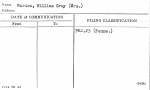 Warden, William Gray (Mrs.)