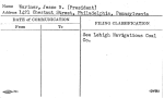 Wariner, Jesse B. (President)
