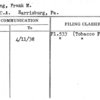 Waring, Frank M.