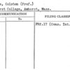 Warne, Colston (Prof.)