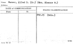 Warner, Alfred D. (Jr.) (Mrs. Eleanor B.)