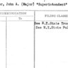 Warner, John A. (Major) "Superintendent"