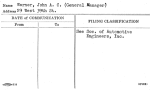 Warner, John A.C. (General Manager)