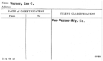 Warner, Lee C.