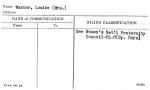Warner, Louise (Mrs.)