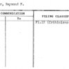 Warner, Raymond F.