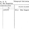 Warren, B.E. Telegraph Publishing Company