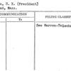 Warren, H.E. (President)