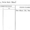 Warren, Nohie Ruth (Miss)