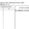 Washington City Administrative Unit