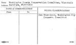 Washington County Conservation Committee, Wisconsin