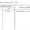 Washington County Motor Club