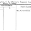 Washington, D.C. Interstate Commerce Commission- Bureau of Safety