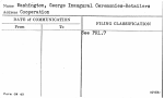 Washington, George Inaugural Ceremonies-Retailers Cooperation