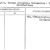 Washington, George Inaugural Ceremonies - Staff Instructions