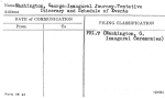 Washington, George-Inaugural Journey-Tentative Itinerary and Schedule of Events