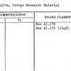 Washington, George Research Material