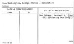 Washington, George Statue - Dedication