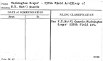 Washington Greys' - 258th Field Artillery of