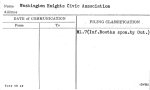 Washington Heights Civic Association