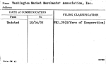 Washington Market Merchants' Association, Inc.