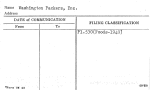 Washington Packers, Inc.