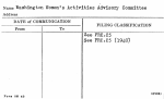Washington Women's Activities Advisory Committee