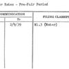 Water Rates - Pre-Fair Period