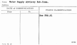 Water Supply Advisory Sub-Comm.