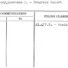 Waterbury, Lawrence S. - Progress Report
