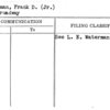 Waterman, Frank D. (Jr.)