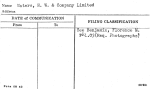 Waters, H.W. & Company Limited
