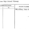 Watetown High School Library