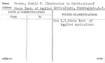 Watson, Donald P. (Instructor in Horticulture)