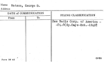 Watson, George D.