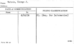 Watson, George J.