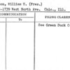 Watson, William U. (Pres.)